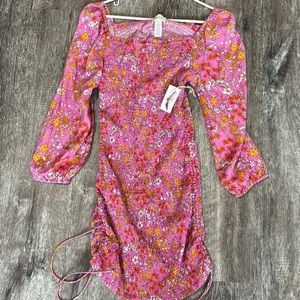 Jessica Simpson S pink floral dress - NWT